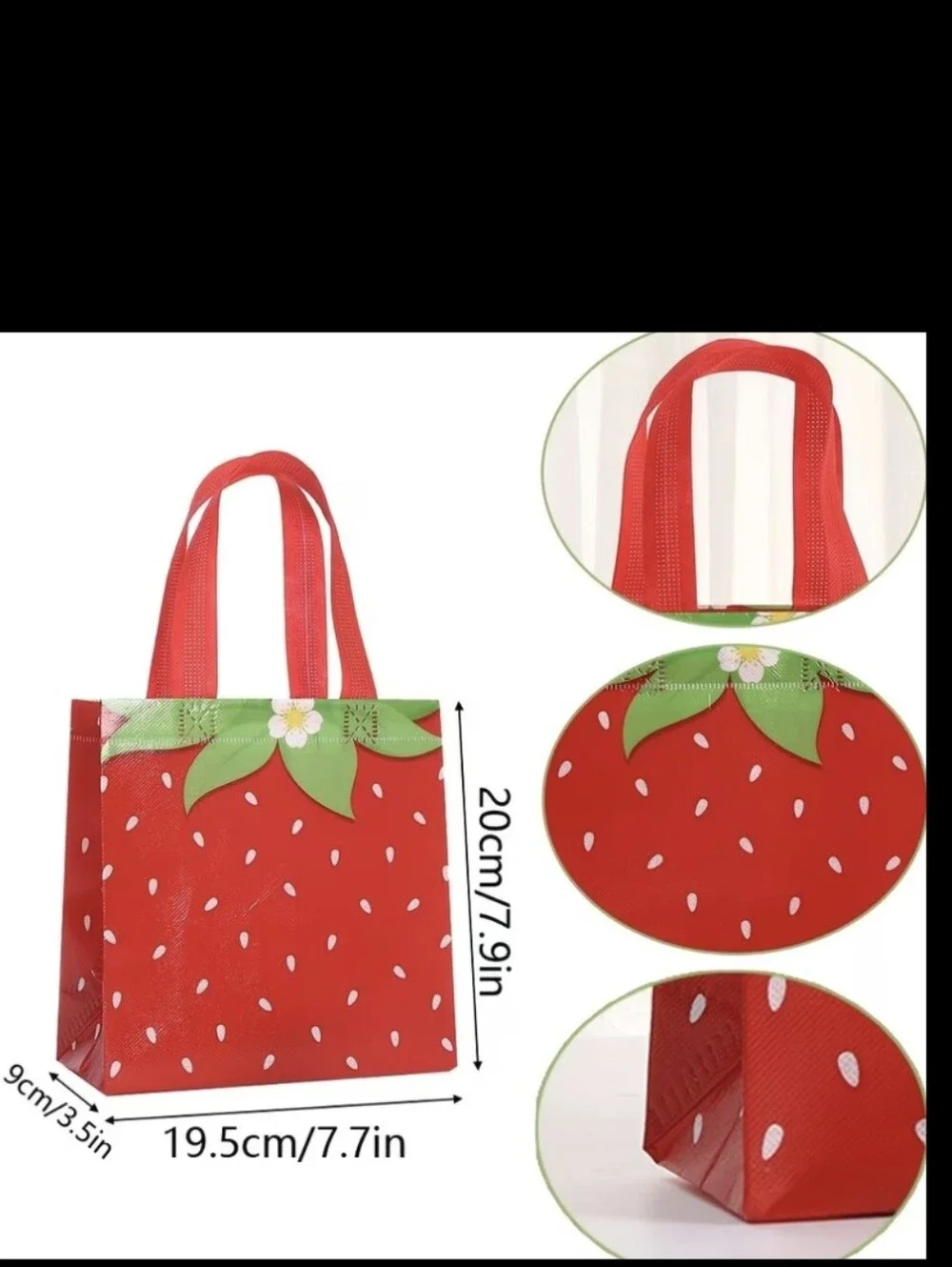 Strawberry 🍓 Decor Gift Bags 6pk NEW